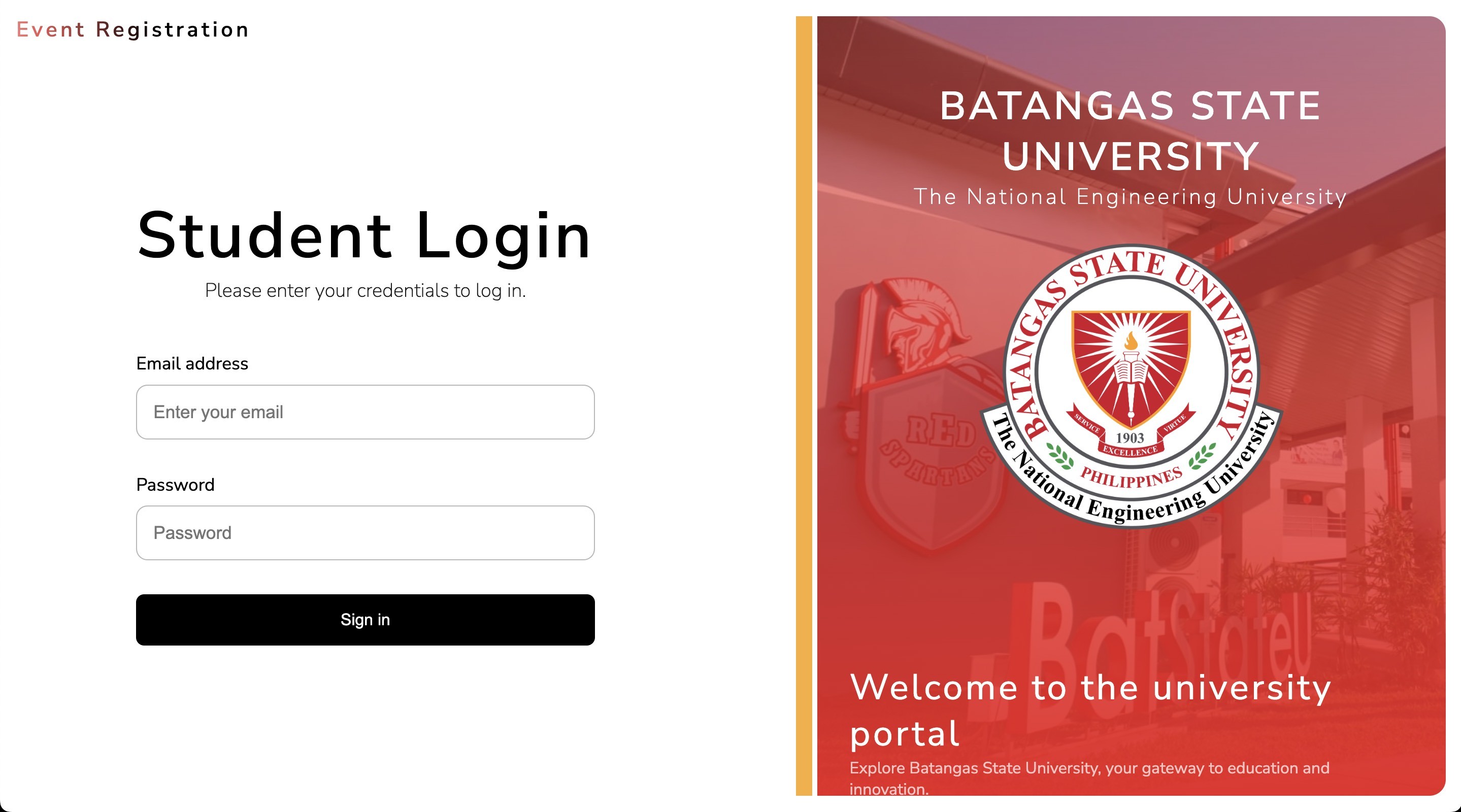 Campus Event Registration System